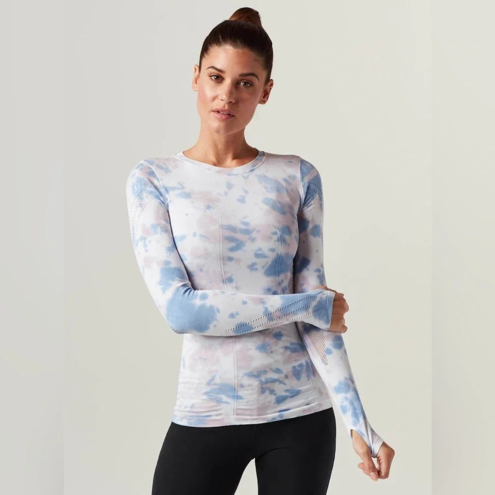 Blanc Noir LS Magnetic Compression Top - Mojave Dawn Pastel - Picture 4 of 8